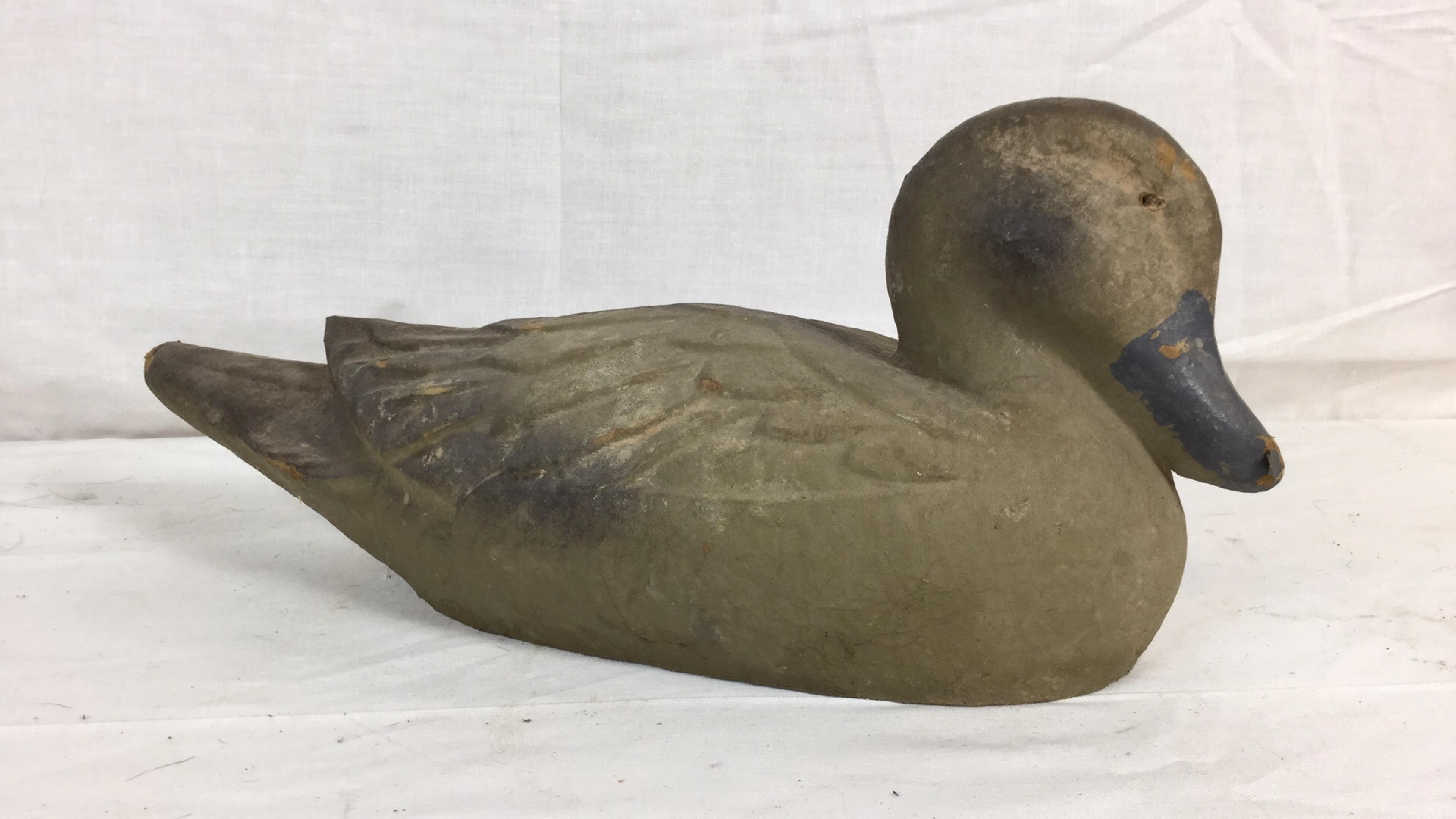 Group Of Vintage Carry-lite Papier-mâché Decoys