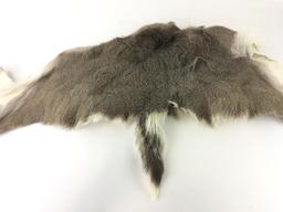 Natural Deer Fur Hide Pelt Rear Portion