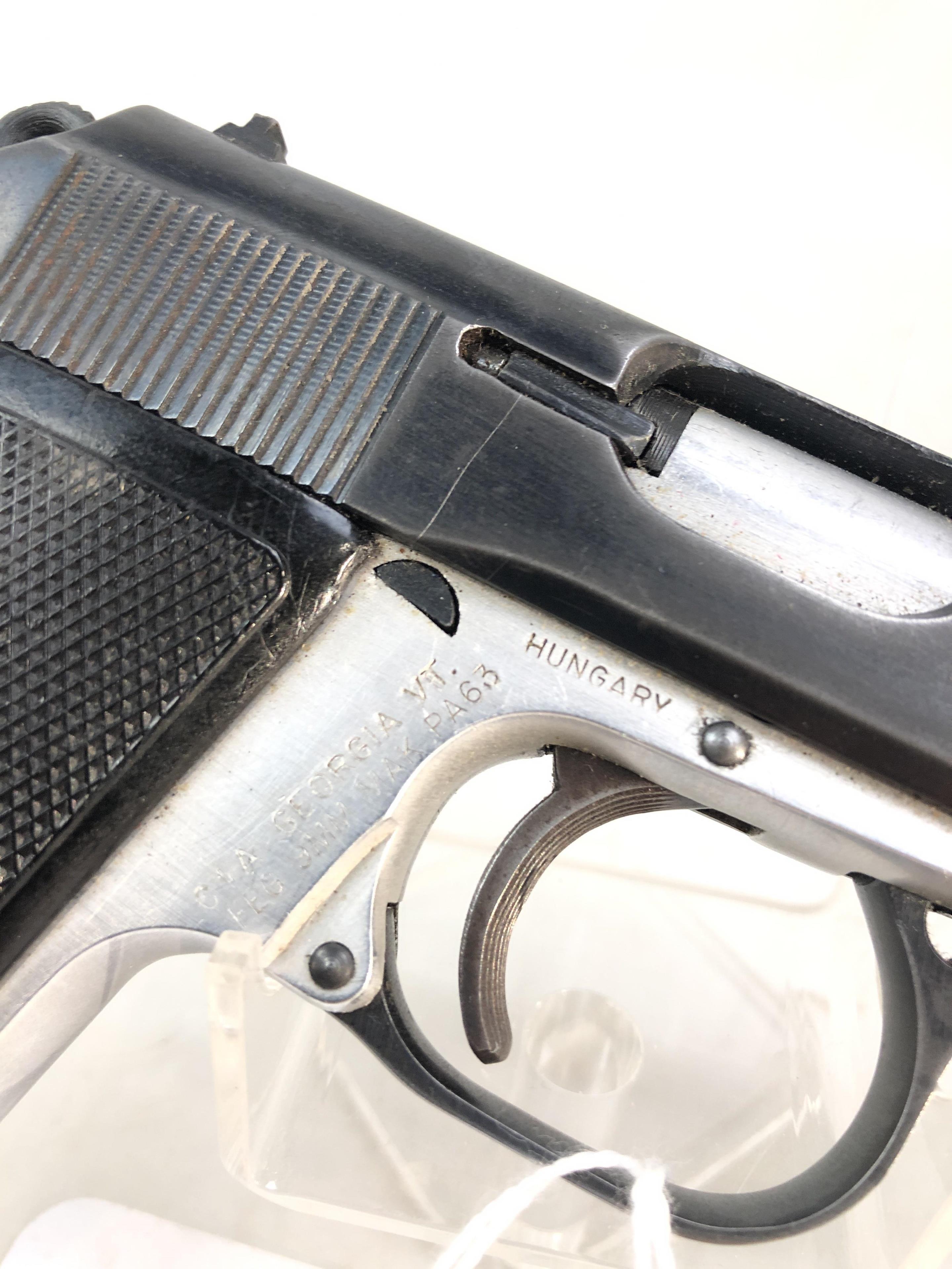 Feg Hungarian Pa63 9mm Pistol