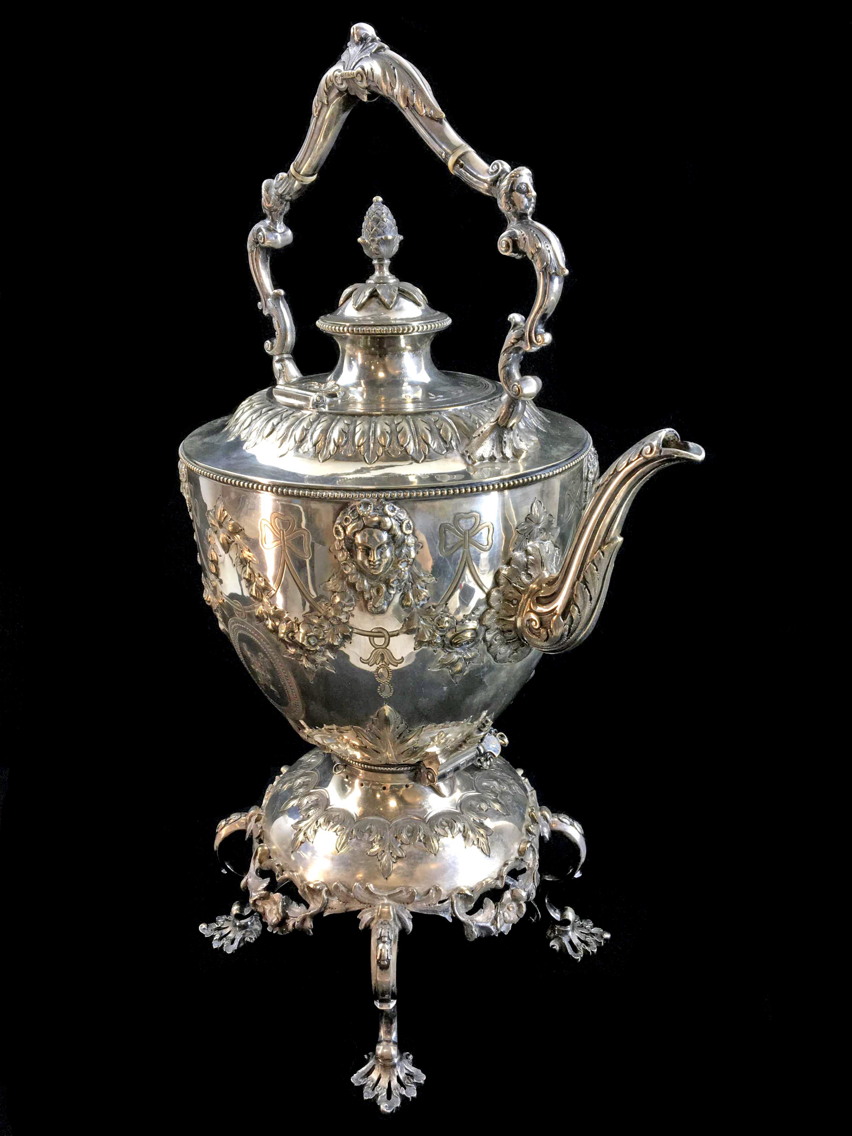 Circa 1854 Sheffield Silverplate Teapot