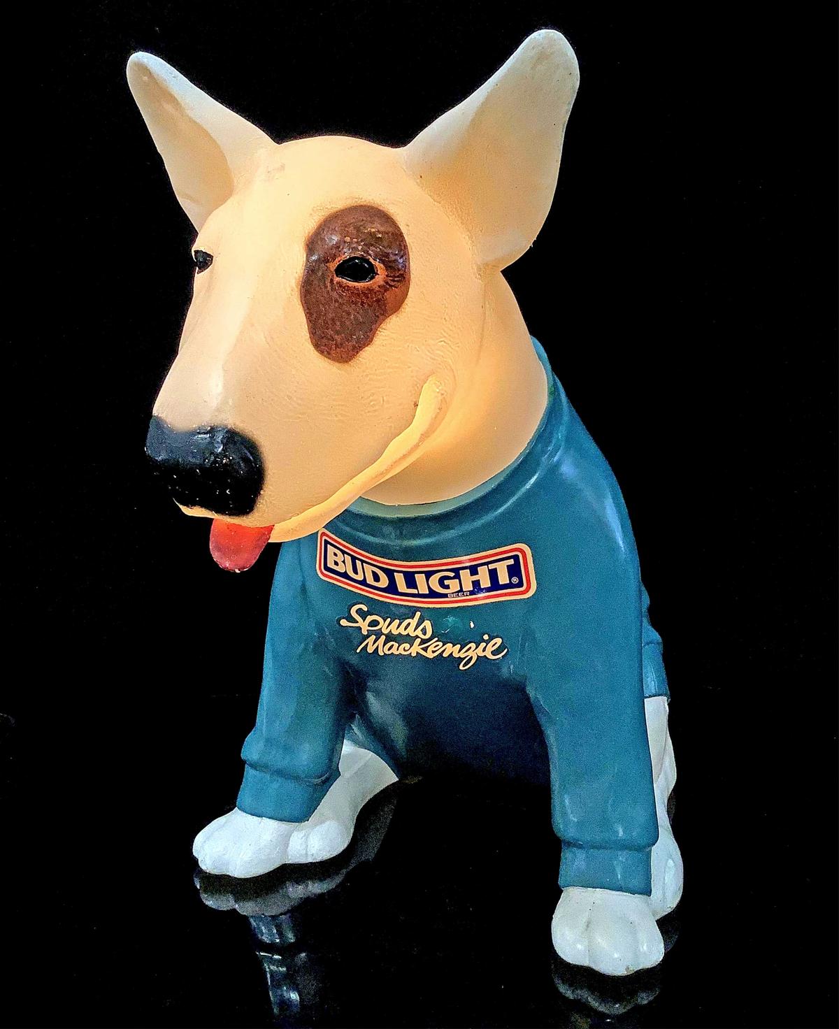 Vintage Spud McKenzie Bud Light Dog Light