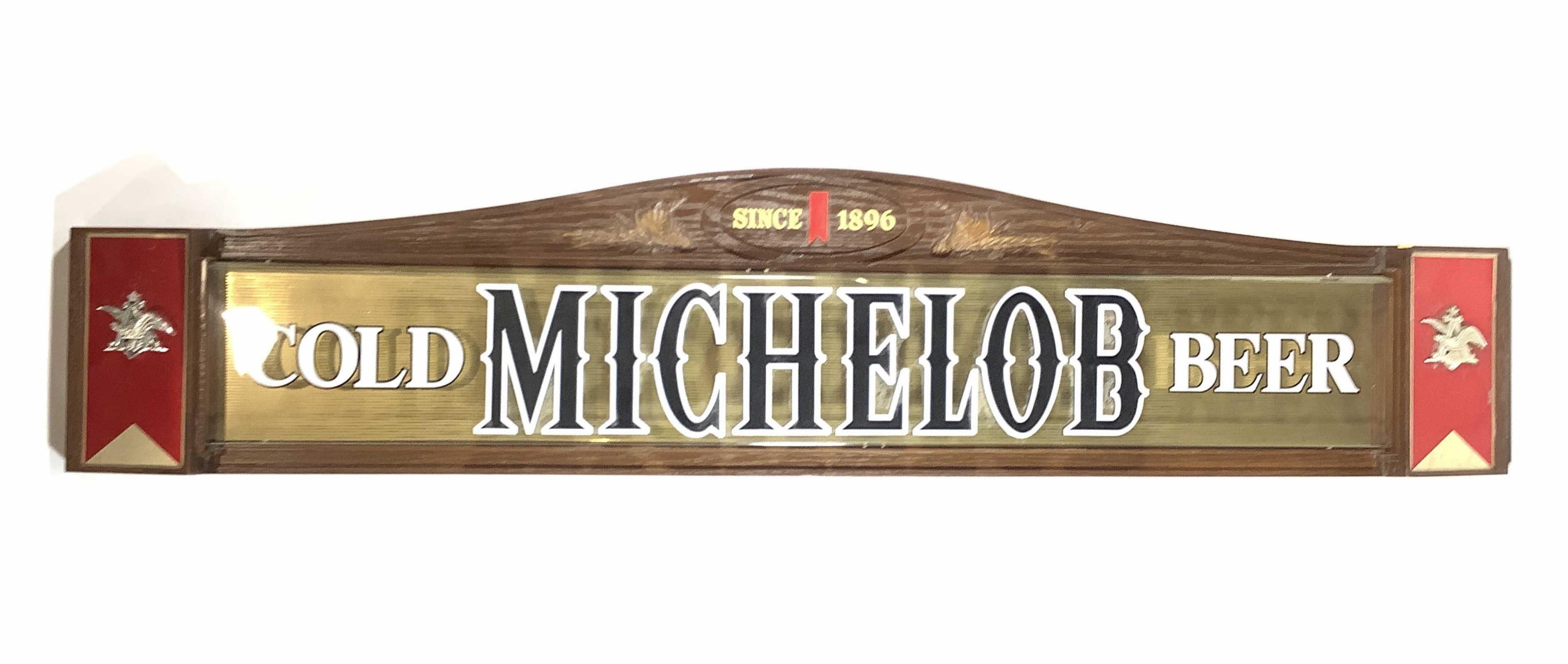 Vintage Michelob Beer Advertising Bar Sign