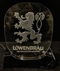 Löwenbräu Beer Illuminated Advertising Bar Sign