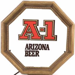 A-1 Arizona Beer Illuminated Advertising Sign