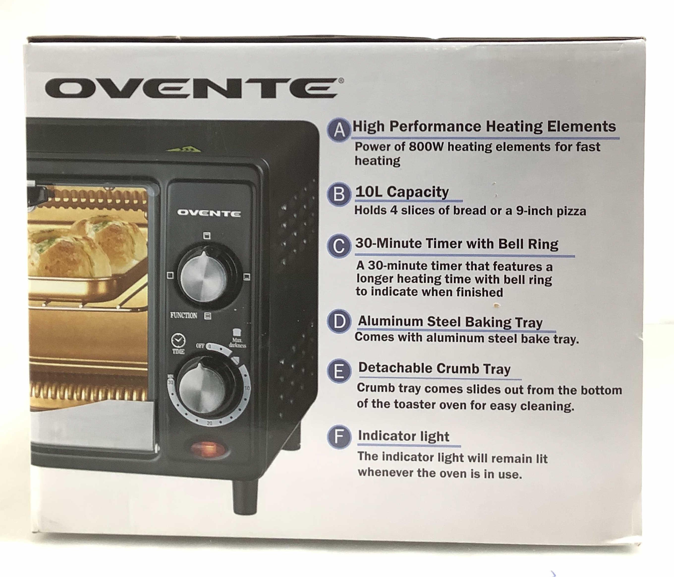 Ovente Electric Toaster Oven