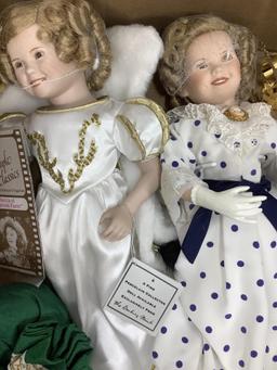 (3pc) Danbury Mint Shirley Temple Dolls