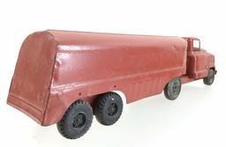 Vintage Buddy L Red Pressed Steel Tanker Truck