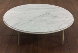 Mid Century Modern Style Marble Top Coffee Table