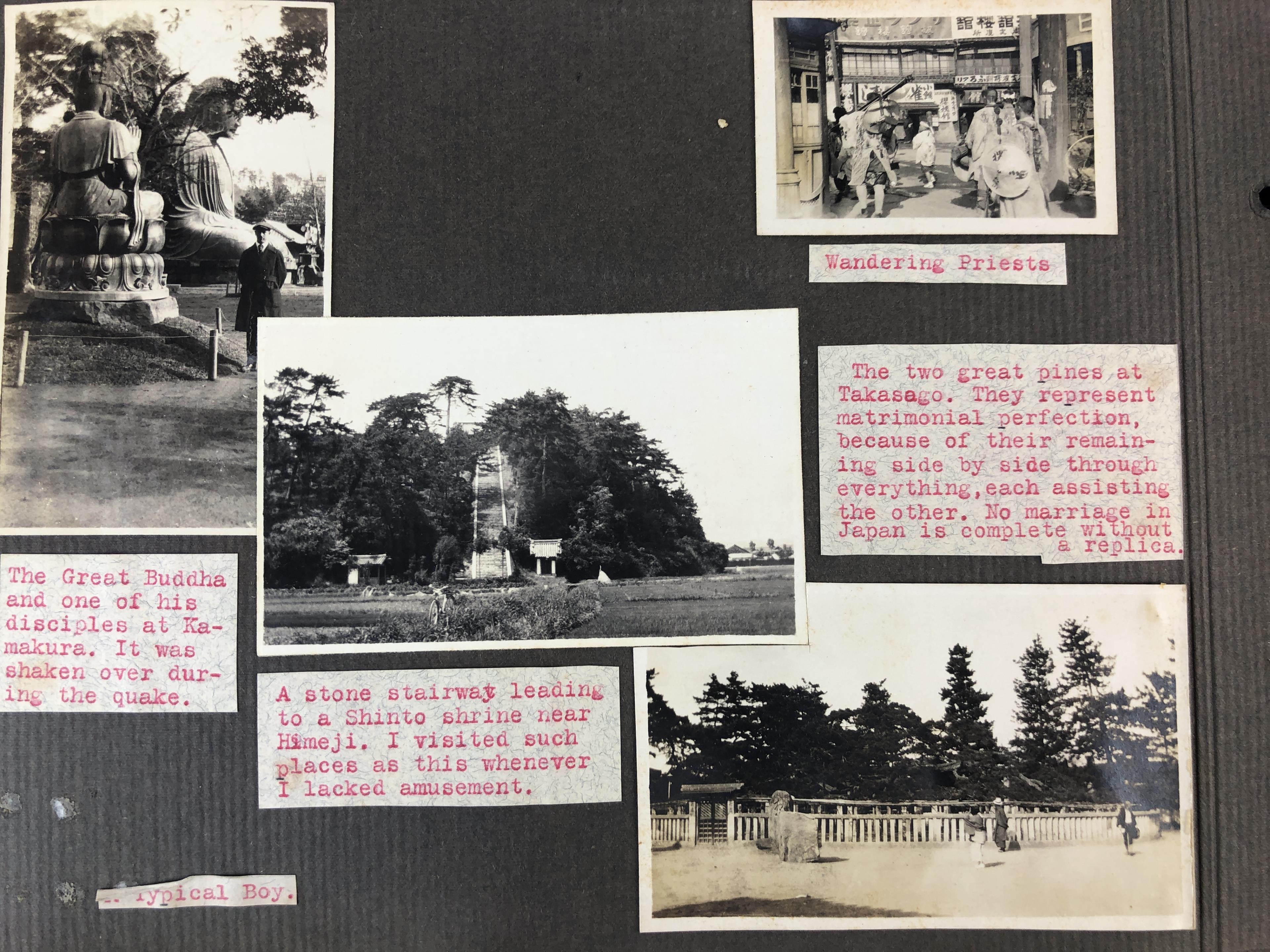 1923-1925 Asian Scrapbook From American Teacher