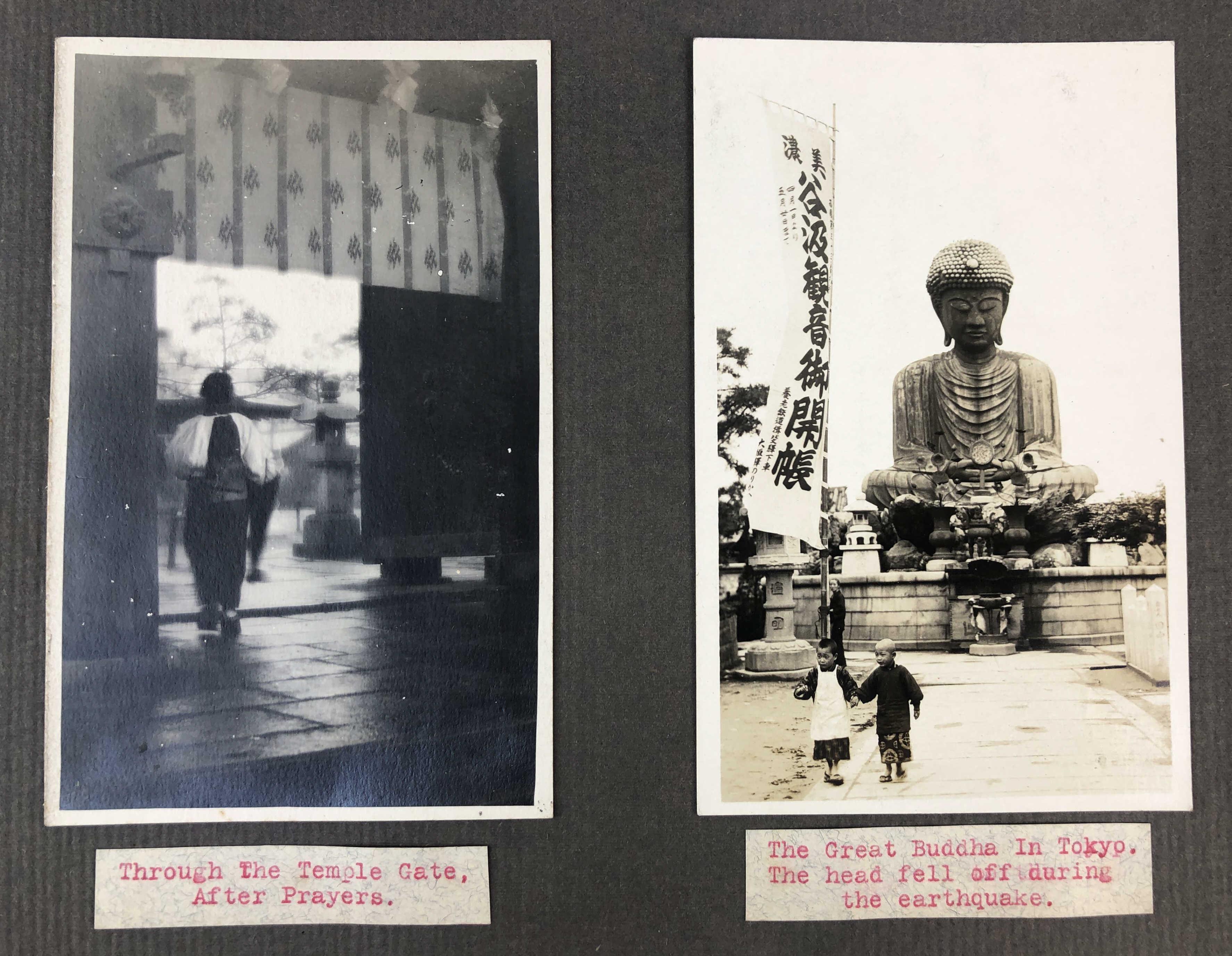 1923-1925 Asian Scrapbook From American Teacher