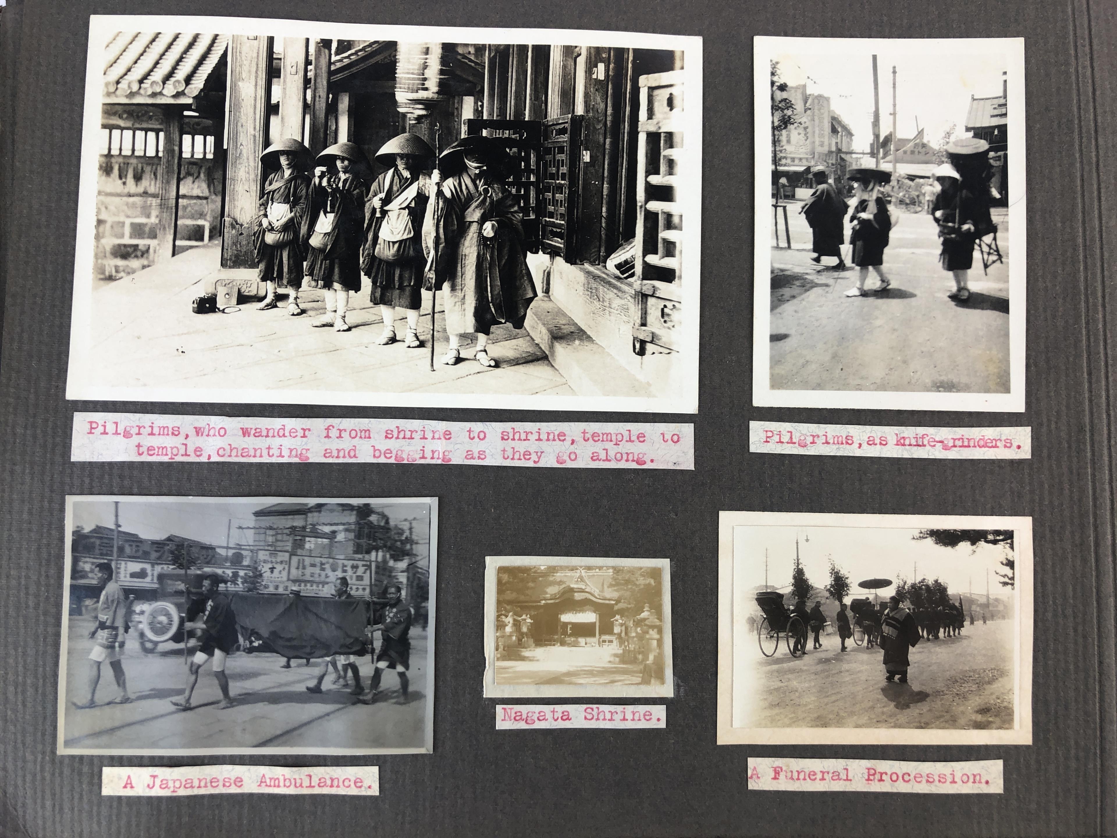 1923-1925 Asian Scrapbook From American Teacher