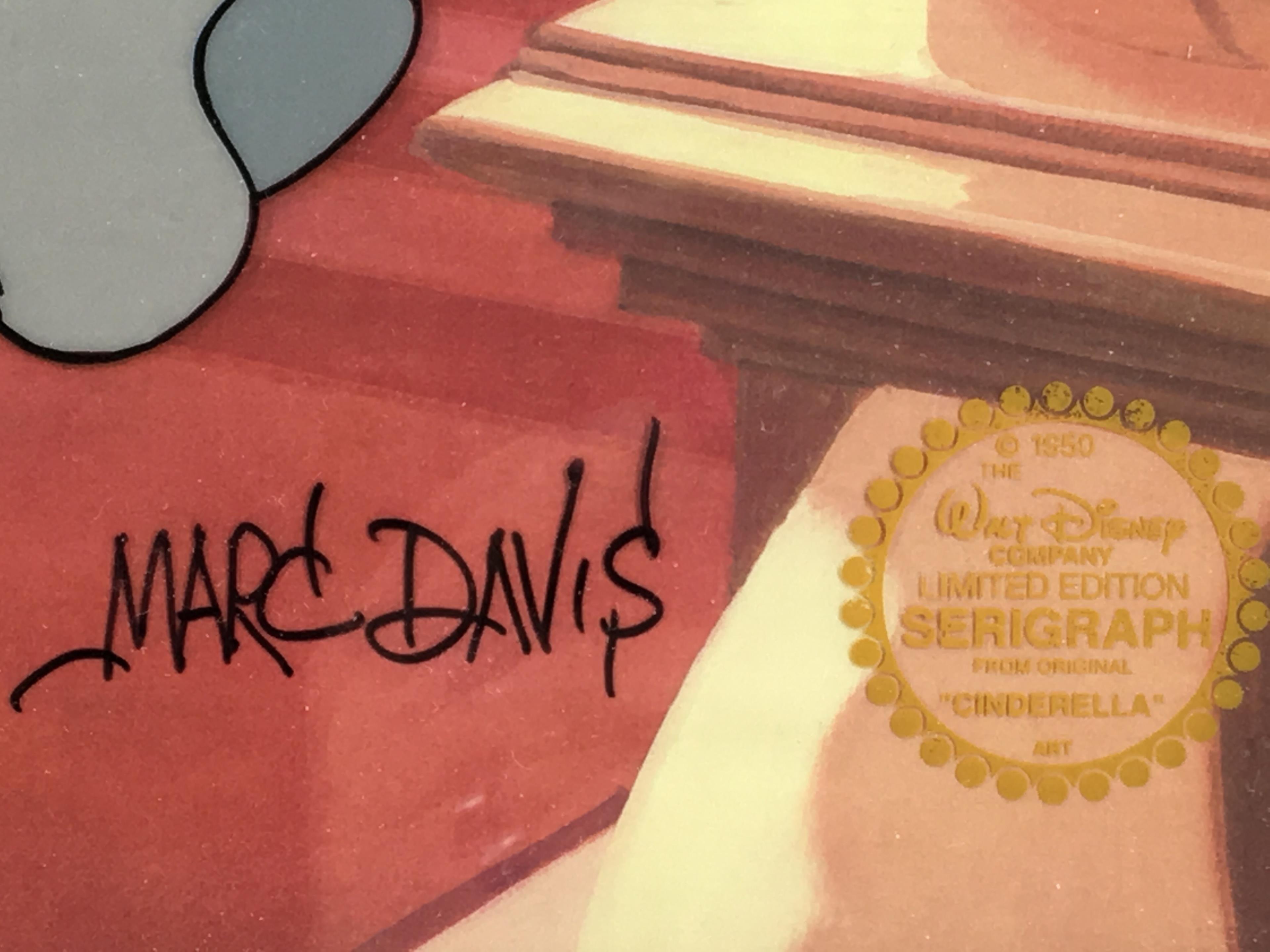 Marc Davis Autographed Cinderella Serigraph