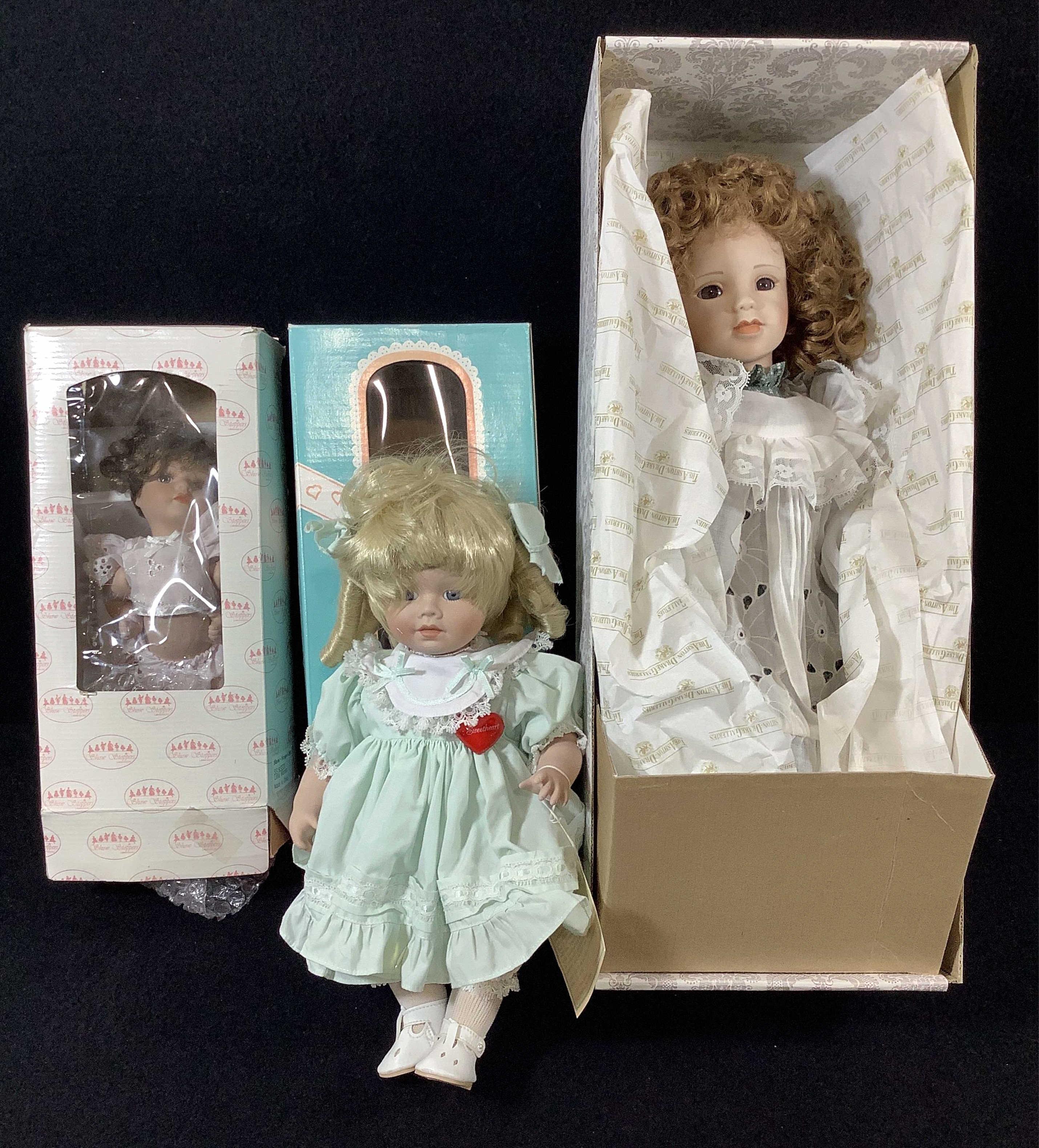 (3pc) Vintage Porcelain Dolls