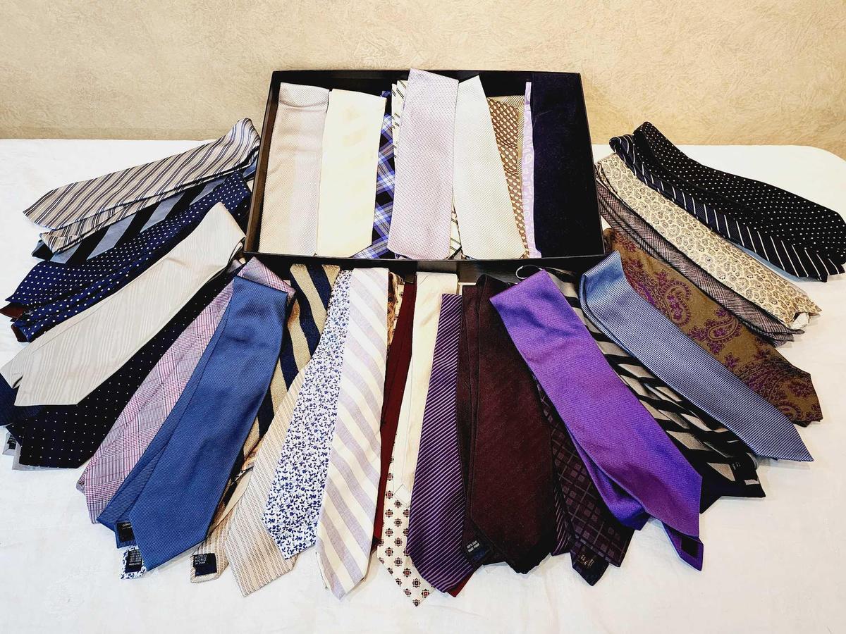 Large lot of men's dress ties | Proxibid