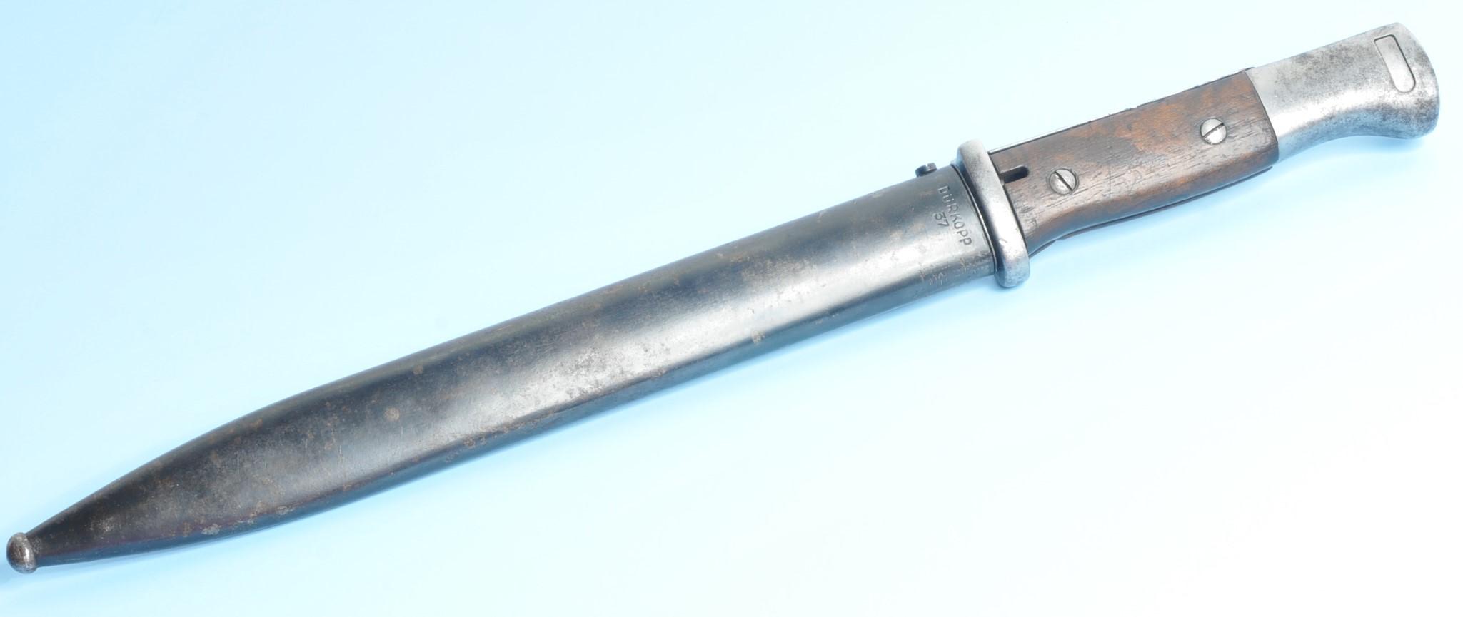 German Military WWII 98K Mauser Rifle Bayonet (A)